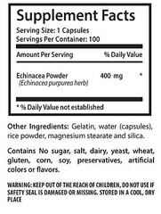 Immune System Herbs Capsules – Echinacea Powder 400mg – Inulin Powder 1B