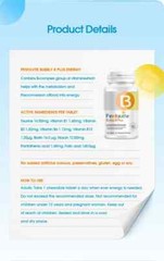 PENTAVITE Bubbly B Vitamins Plus Energy Lemon Soda Chewable for Adult x 3