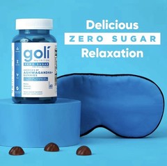 Goli Zero Sugar Trio Gummies Apple Cider Vinegar Ashwagandha Probiotic 3 Pack