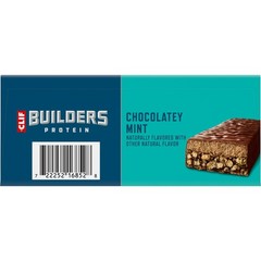 CLIF BUILDERS Protein Bars Chocolate Mint Gluten Free (2.4oz, 12 Ct)Free Ship