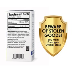 Prevagen Regular Strength 10mg Capsules – 30 Count