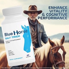 ( 1 package ) Blue Horse Salt Trick – Our Best Blood Flow Supplement for Men