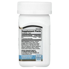 High-Potency Iron, 27 mg, 110 Easy to Swallow Tablets