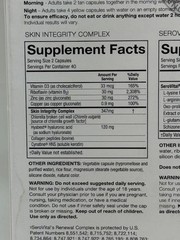 SeroVital Skin Revive 240 Capsules Anti-Aging Dietary Supplement 40 Day Supply