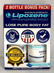 Lipozene Maximum Strength Weight Loss Capsules 60 Count Exp:07/26