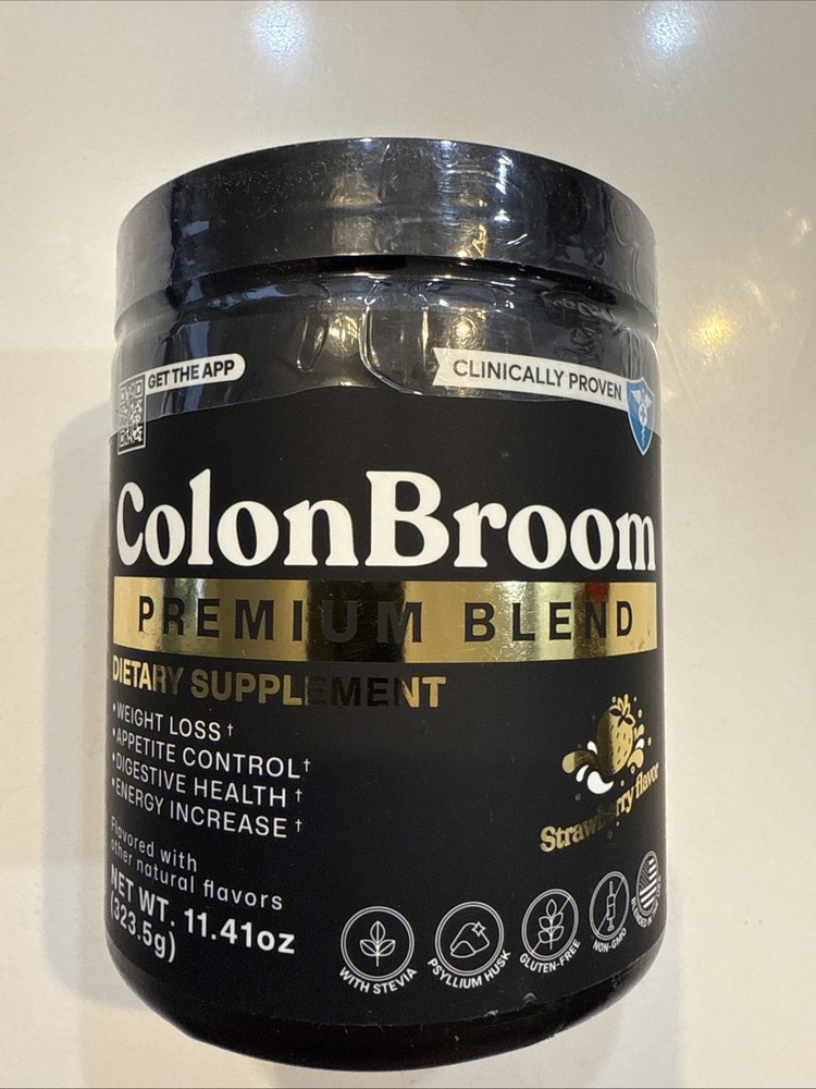 ColonBroom PREMIUM BLEND! Strawberry – 50 SERVINGS! Exp 10/2026 11.41oz 323.5g