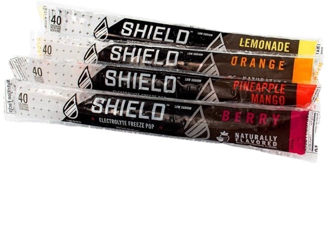 SHIELD Electrolyte Freeze Pop, 3 fl oz., Assorted Fruit Flavors, 36 count