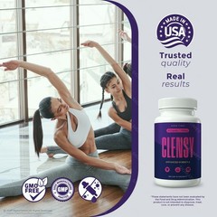 Clensy Capsules, Premium Cleansing Formula for Internal Balance & Harmony 60ct