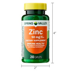 Spring Valley Zinc 50mg Capsule – 200 Count new free shipping