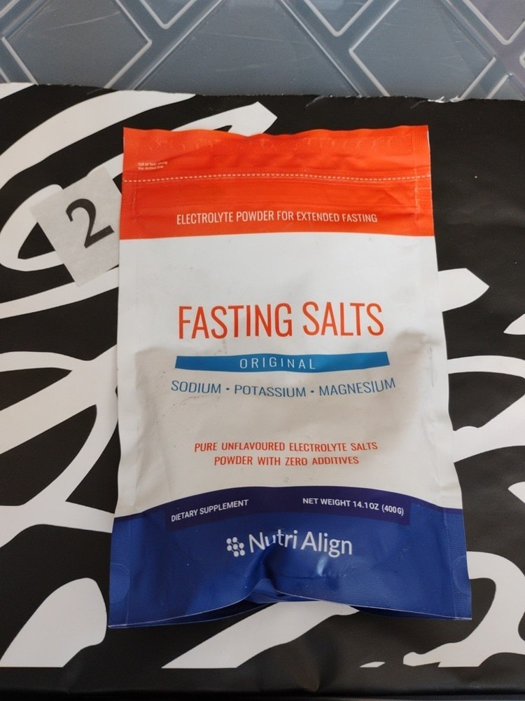 Fasting Salts Nutri Align Electrolytes Powder 400g Sodium/Potassium/Mag New