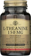 Solgar L-Theanine 150mg 60 Vegetable Capsules