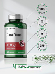 Beet Root Powder Capsules 8000Mg | 320 Pills | Non-Gmo, Gluten Free Formula |…