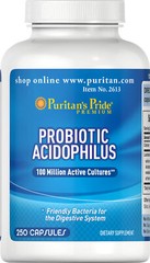 Puritan’s Pride Probiotic Acidophilus – 250 Capsules