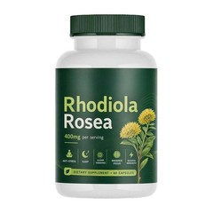Rhodiola Rosea 400mg Per Serving Organic Natural Adaptogen Supplement