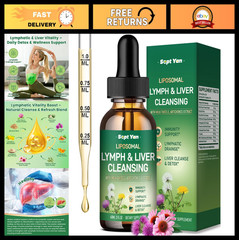 Lymphatic Drainage Drops with Milk Thistle & Burdock Root – Detox & Cleanse 2 Fl