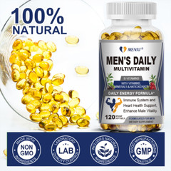 Men Daily Multivitamin Capsule Complex Energy Boost Prostate Health Function Cap