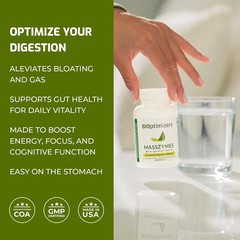 6 PK MassZymes 4.0 Complete Digestive Enzymes Supplement for Gut Health 1500 P