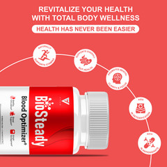 (3 Pack) BioSteady Blood Optimizer, Bio Steady Advanced Formula (180 Capsules)