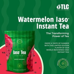 Iaso Instant Tea (Watermelon) Refreshing Flavored Cleansing Tea 25 Sachets