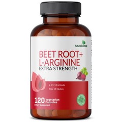 Futurebiotics Beet Root + L-Arginine, Non-GMO, 120 120 Count (Pack of 1)