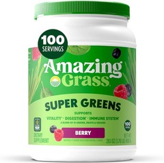 Amazing Grass Antioxidant Sweet Berry ORAC Greens Organic Superfood Powder