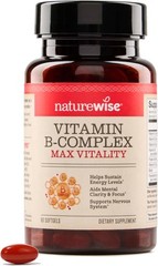 NatureWise Vitamin B Complex for Women and Men – with 60 Count (Pack of 1)