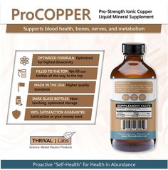 Ionic Colloidal Copper Liquid (8oz/30 PPM) | Blood | Hair | Skin – Thrival Labs
