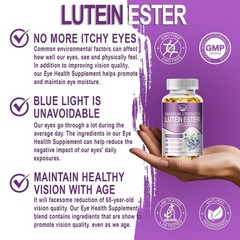 Lutein capsules help with retinal protection and anti-inflammatory effects 120pc