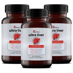 3 Pack UpWellness Ultra Liver Formula | Liver & Gallbladder Support Supplement
