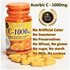 Supreme Gluta White Glutathione + Acorbic Vitamin C 1000mg Whitening Skin