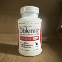 Oblemic Weight Management (60 Capsules) by Vitasource free shipping.