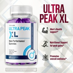 (1 Pack) Ultra Peak XL Gums Advanced Male Support Vitamin UltraPeakXL 60 Gummies