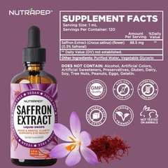 NutraPep Saffron Extract Drops – Pure Saffron Liquid Supplement