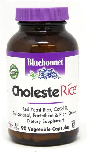 Bluebonnet – CholesteRice, 90 Vegetable Capsules by Bluebonnet Nutrition