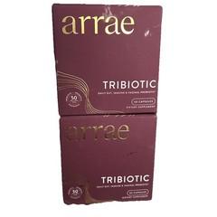 (2 Pack)Arrae Tribiotic Daily Gut, Skin & Vaginal Support Supplements