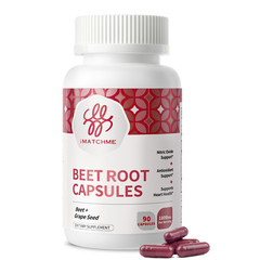 Beet Root 1800mg Extract 90 Vegan Kosher Capsules – Energy & Heart Health