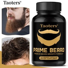 Premium Beard Growth Supplement Biotin 10,000mcg Collagen Capsules