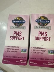 NEW Garden of Life PMS Support Softgels 2-Pack Exp 01/2026