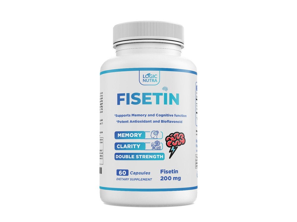 Fisetin Double Strength – 200mg Capsules, 60 Count Introductory Offer only (Natu