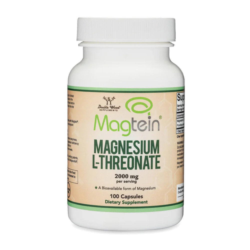 Magtein Magnesium L-Threonate – High Absorption Supplement 100 Capsules
