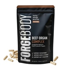 FORGEBODY® Beef Organ Complex 60 Capsules – Grass Fed Beef Organ Supplement