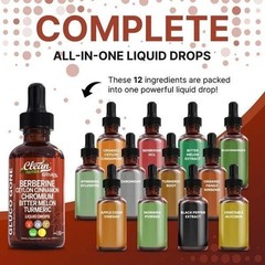 Clean Nutra Berberine with Ceylon Cinnamon Formula Liquid Drops