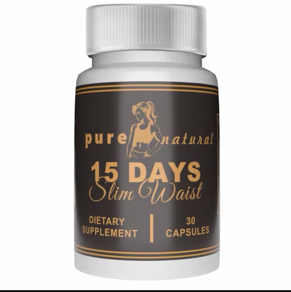 Pure Natural 15 Days Slim Waist Dietary Supplement 30 Capsules Weight Management