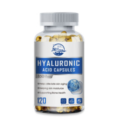 Hyaluronic Acid Capsules | 850 mg | 120 Capsules | Non-GMO | by NATURE’S LIVE
