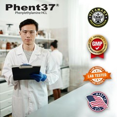 1 Bottle – Phent37 – Diet Pills Fat Burner – Weight Loss – Appetite Suppressant
