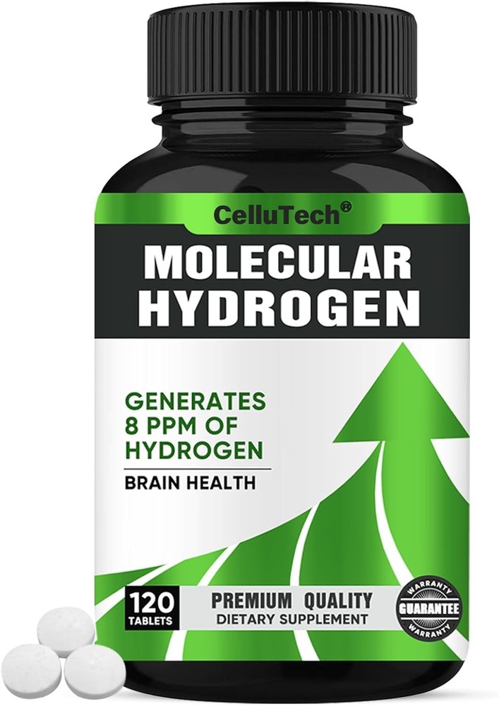H2 Molecular Hydrogen Water Tablets with Magnesium 120 Tablets Fast-Dissolving