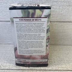 2 Total Beets Circulation Superfood Beet Root with Blood Pressure Support 120ct