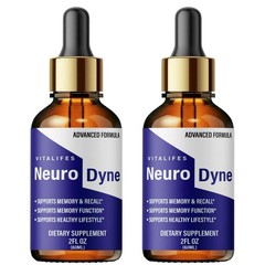 (2 Pack) Neurodyne Drops Advanced Nerve Health Support, Neuro Dyne 60 Servings