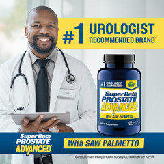 3 Pack Super Beta Prostate Advanced with Saw Palmetto 120 Capsules Free Shipping