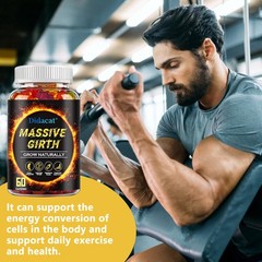 Massive Girth Muscle Building Boost Energy Immune Support Stamina Health 60